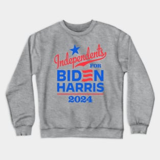 Independents For Biden 2024 Crewneck Sweatshirt